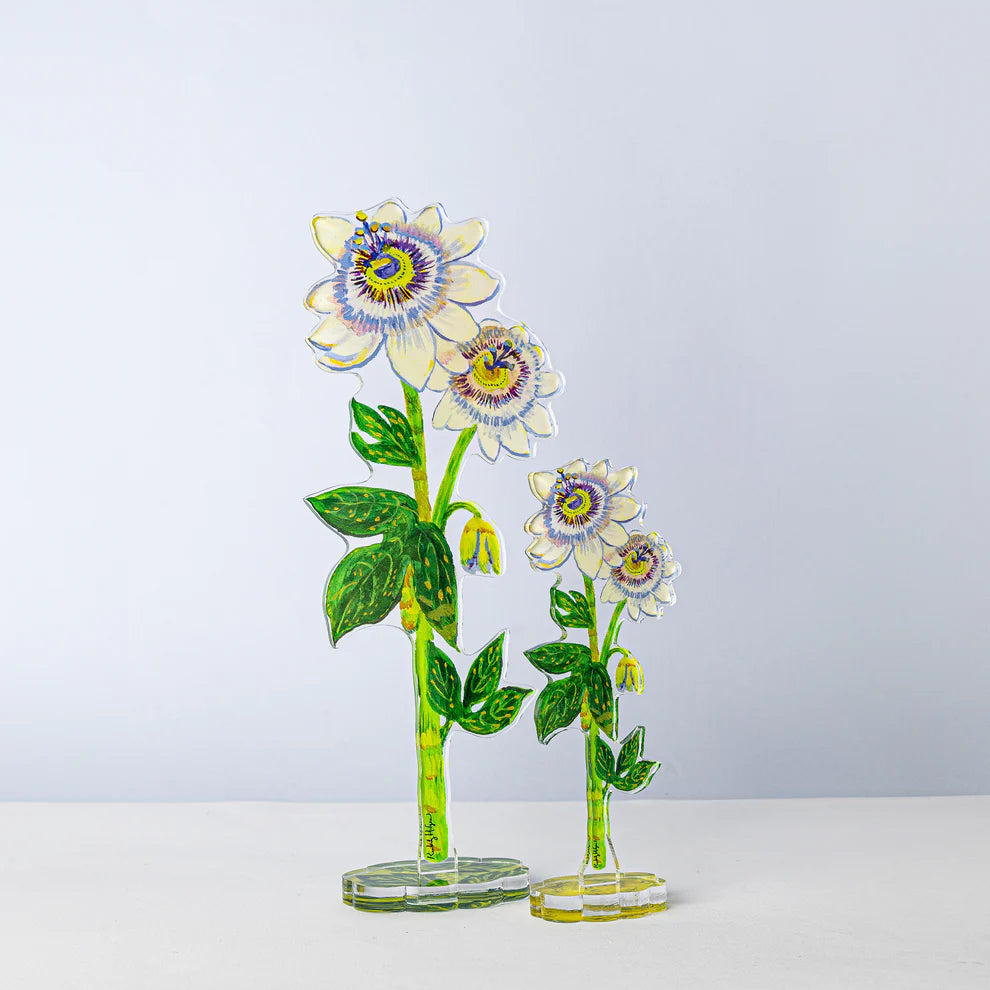 Kimberly Hodges - Acrylic Art - Large Flower - Passion Flower - Findlay Rowe Designs