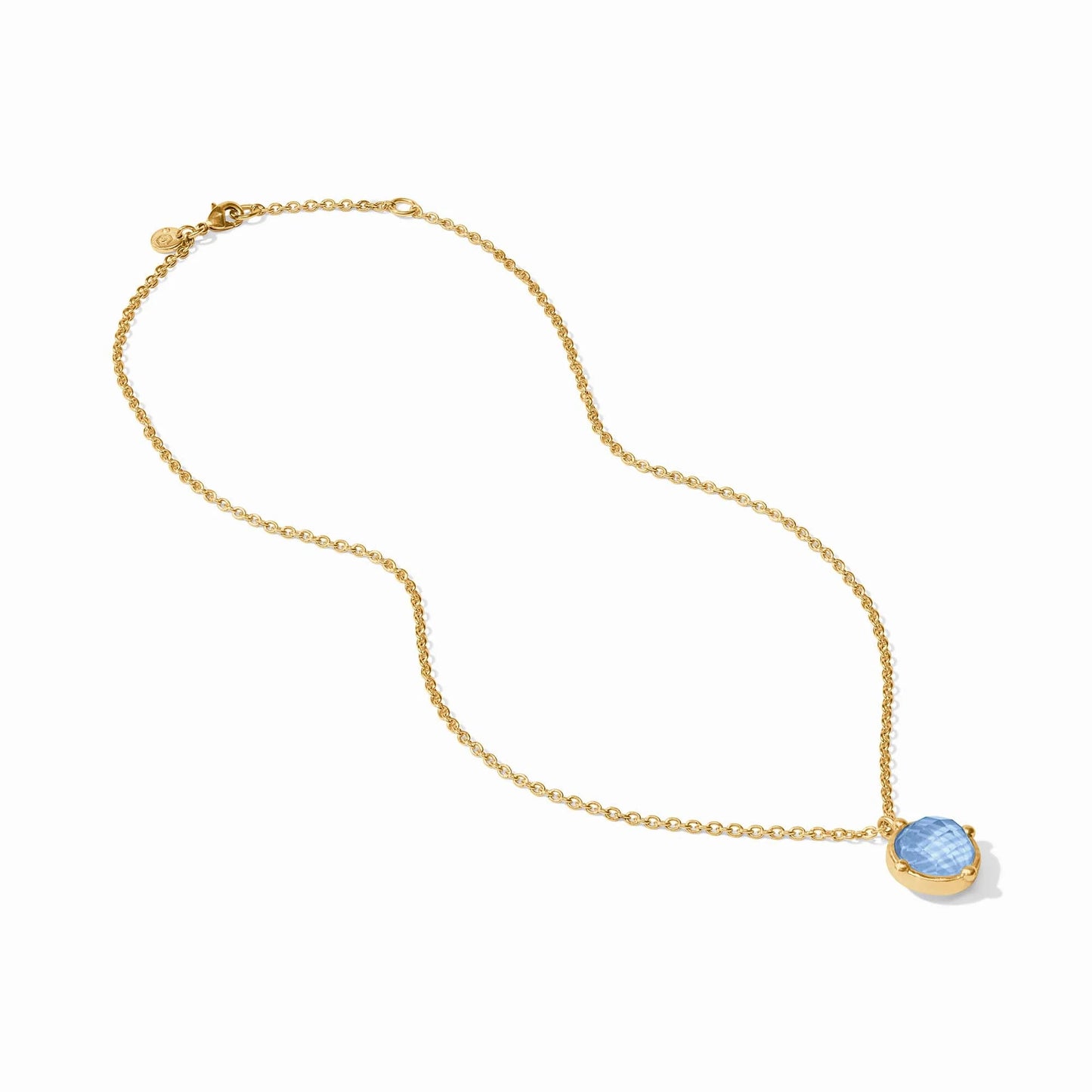 Julie Vos - Necklace - Honeybee Solitaire Necklace -  Iridescent Tourmaline Pink - Findlay Rowe Designs