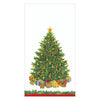 Caspari - Guest Towel Napkins - Christmas Tree