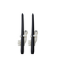 Taper Candle - Black with Ghost - Set 2 - Findlay Rowe Designs