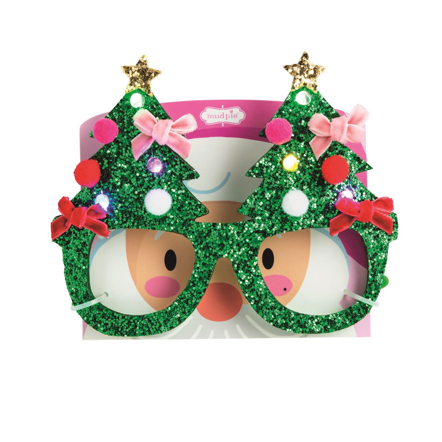 Mud Pie - Christmas Light-Up Glasses - Findlay Rowe Designs