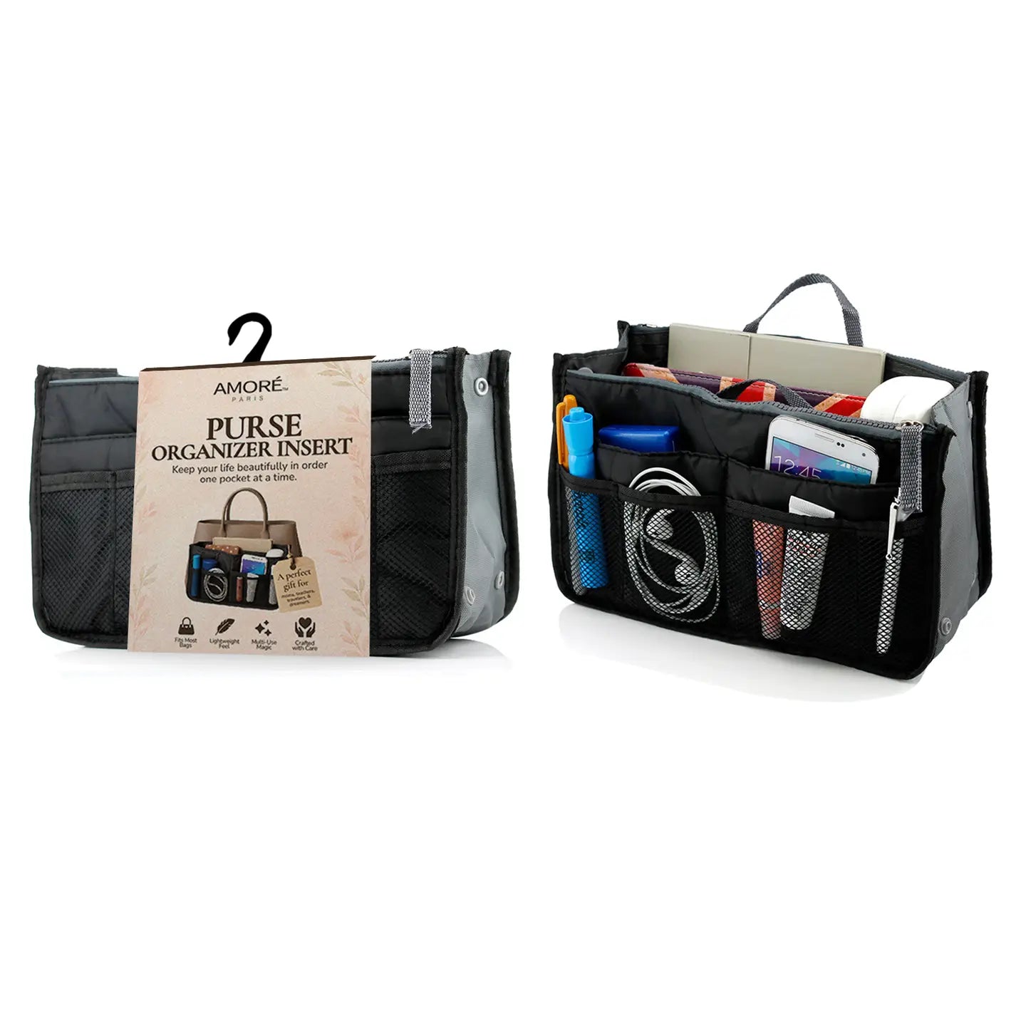 Travel Tote Purse Organizer - Findlay Rowe Designs