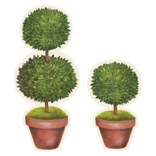 Hester & Cook- Die-Cut Topiary Pair Placemat