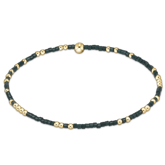 EGIRL GAMEDAY HOPE UNWRITTEN BRACELET DARK GREEN