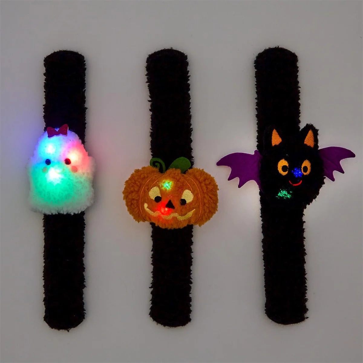 Halloween Light up Plush Bracelets - Assorted