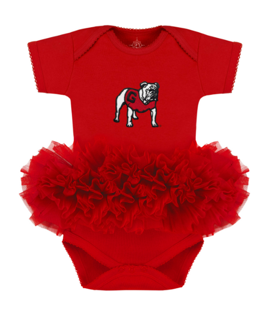 Creative Knitwear - Baby - TuTu Bodysuit - UGA - Findlay Rowe Designs