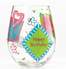 Stemless Glass Birthday Girl