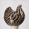 Hen - Medium - Black Speckled White - Findlay Rowe Designs