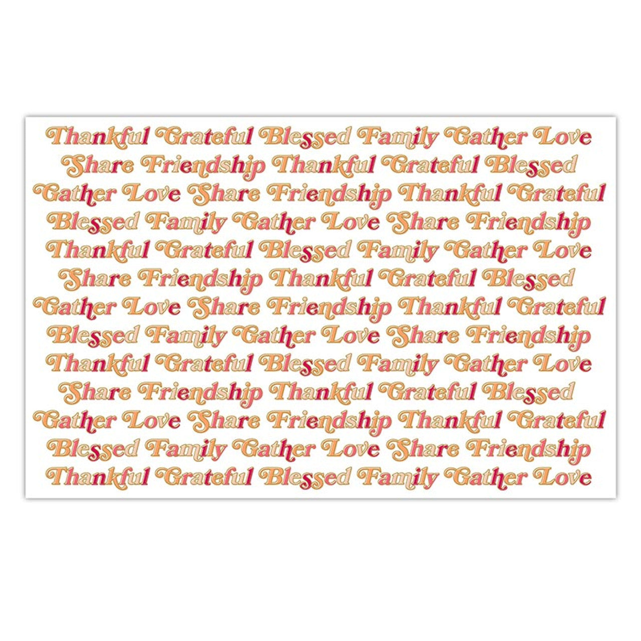 Paper Placemat - Friendsgiving - Findlay Rowe Designs