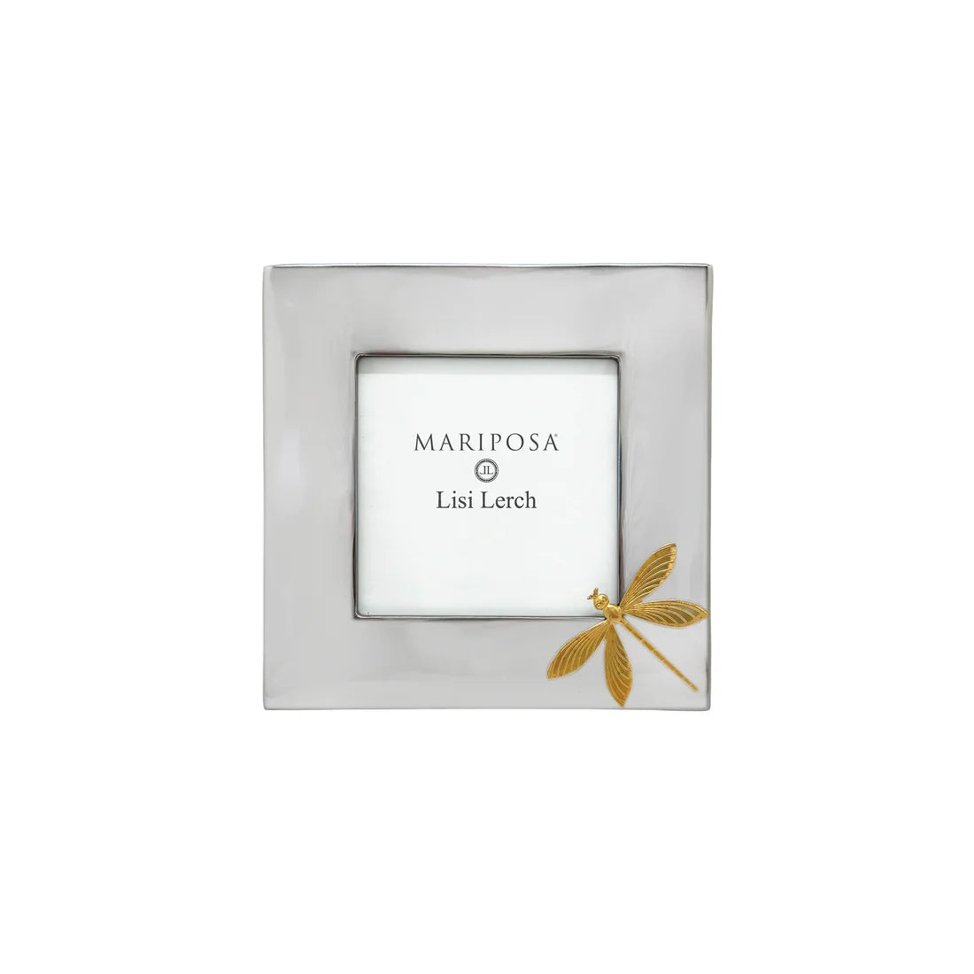 Mariposa - Frame - 4x6 or 5x7 - Dragonfly  - Silver Gold