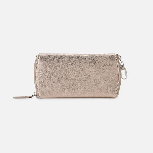 Hobo - Spark Double Eyeglass Case - Metallic Leather - Cameo Quartz - Findlay Rowe Designs