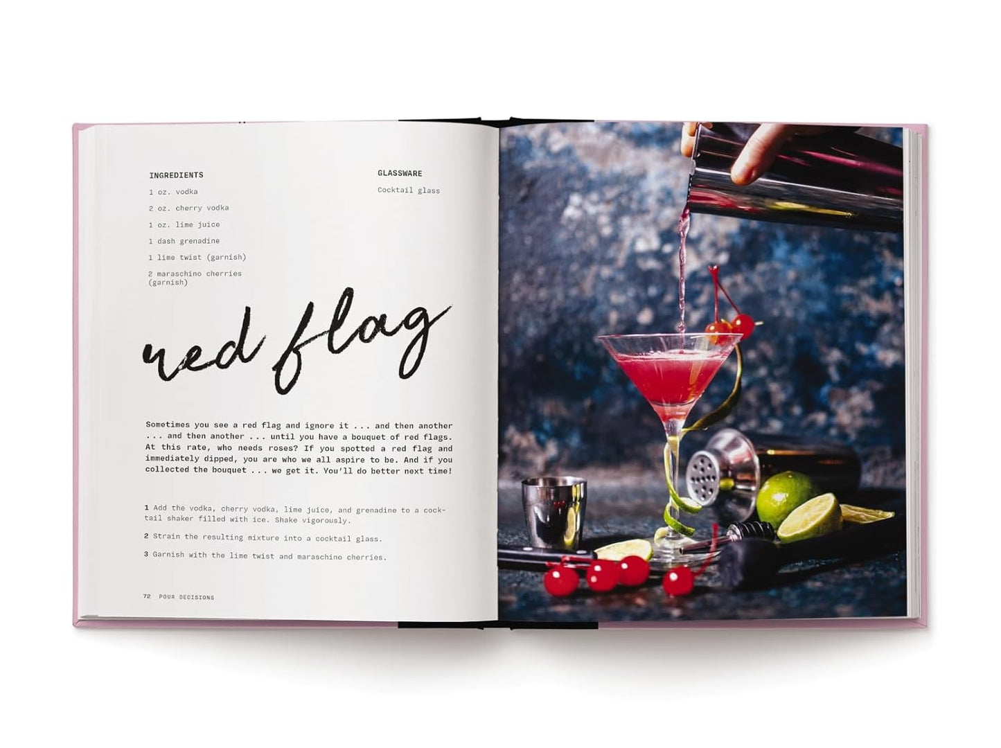 Pour Decisions: 100 Cocktails Inspired by Your Ex - Findlay Rowe Designs