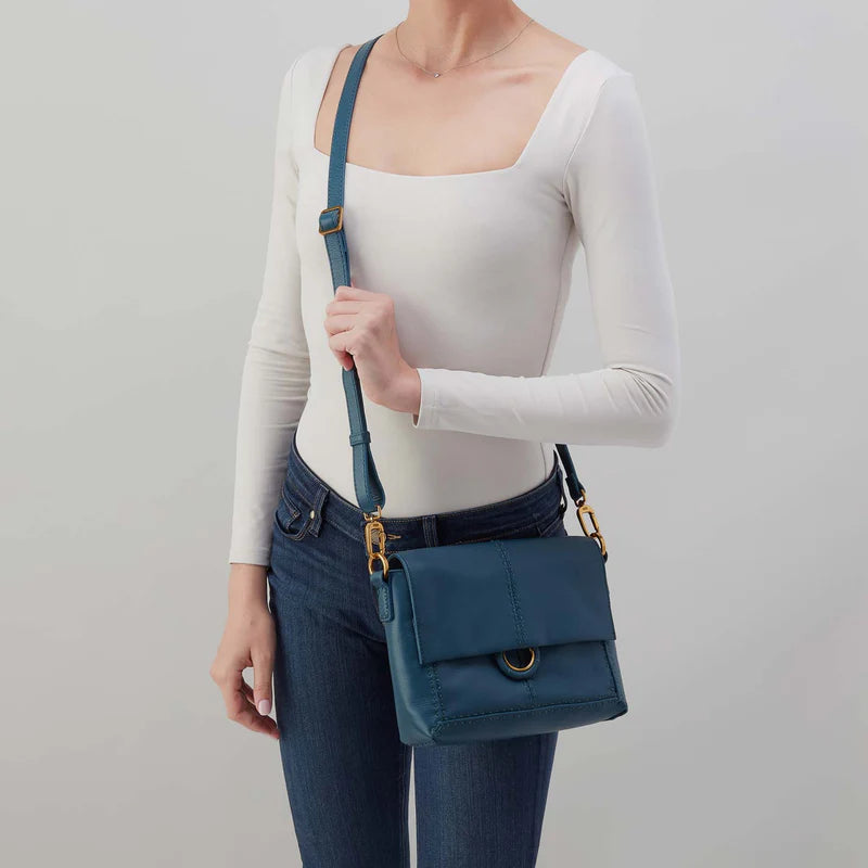 Hobo - Austin Flap Crossbody - Peacock Feather
