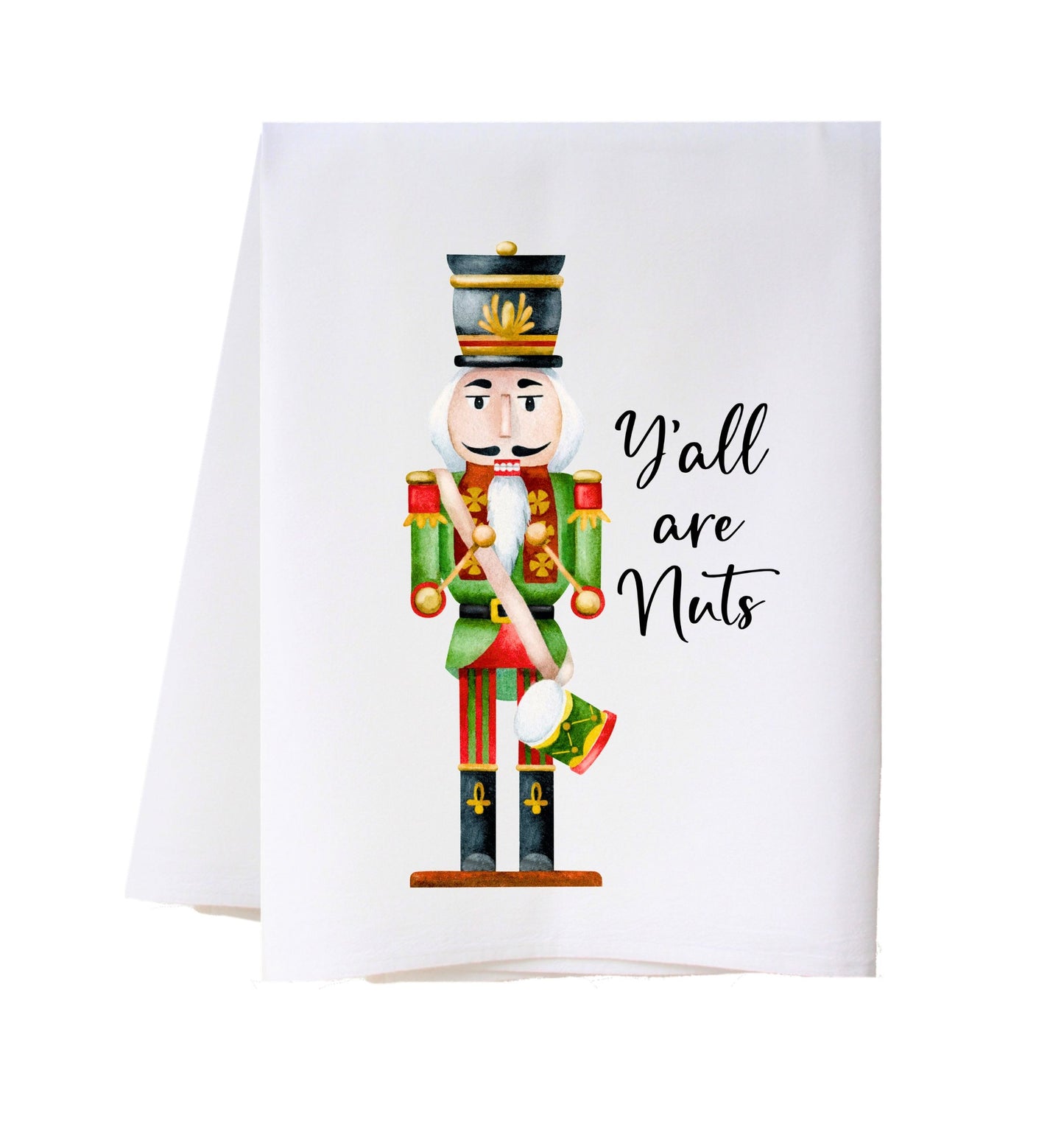 Cora and Pate - Towel - Nutcracker Y'all are Nuts