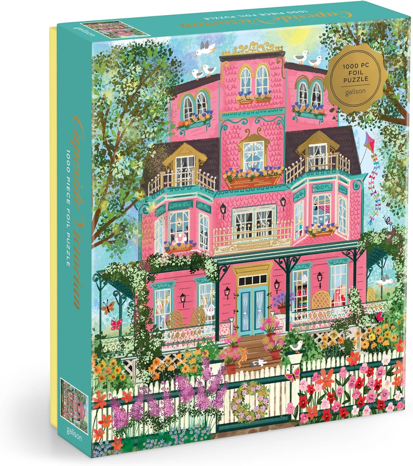 Puzzle -Galison  Victorian Manor Foil - 1000 Piece