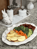 Mud Pie - Serving Platter - Bow White