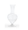 Two's Company- Hand-Blown Glass Fluted Vase