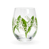 Stemless Wine - Lily of the Valley - Findlay Rowe Designs