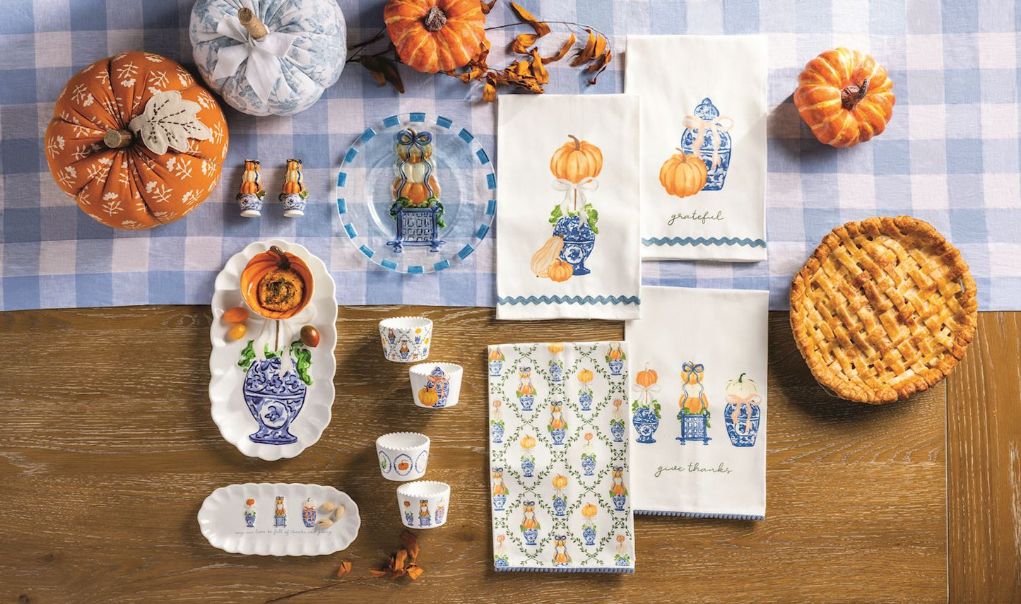 Mud Pie - Salt & Pepper Set - Pumpkin Topiary - Findlay Rowe Designs