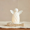 Stoneware Bisque Angel - LED Light
