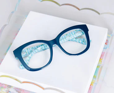 Peepers x Laura Park - Center Stage Reader - Navy/Chalet Charm