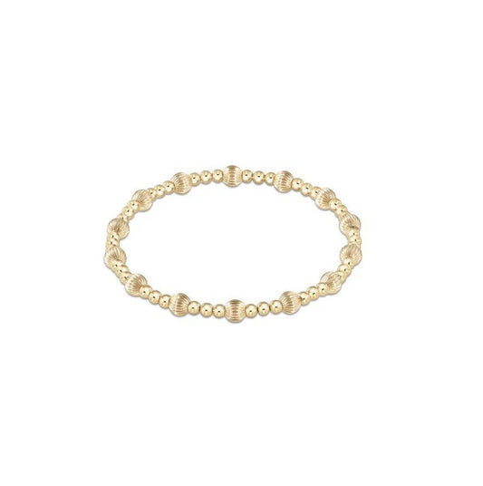 Enewton - Extends - Dignity Sincerity Pattern 4mm Bead Bracelet - Gold
