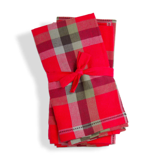 Cloth Napkin - Chelsea Plaid - Set Of 4 - Findlay Rowe Designs