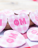 Swag - Gingham Heart Button - Sorority