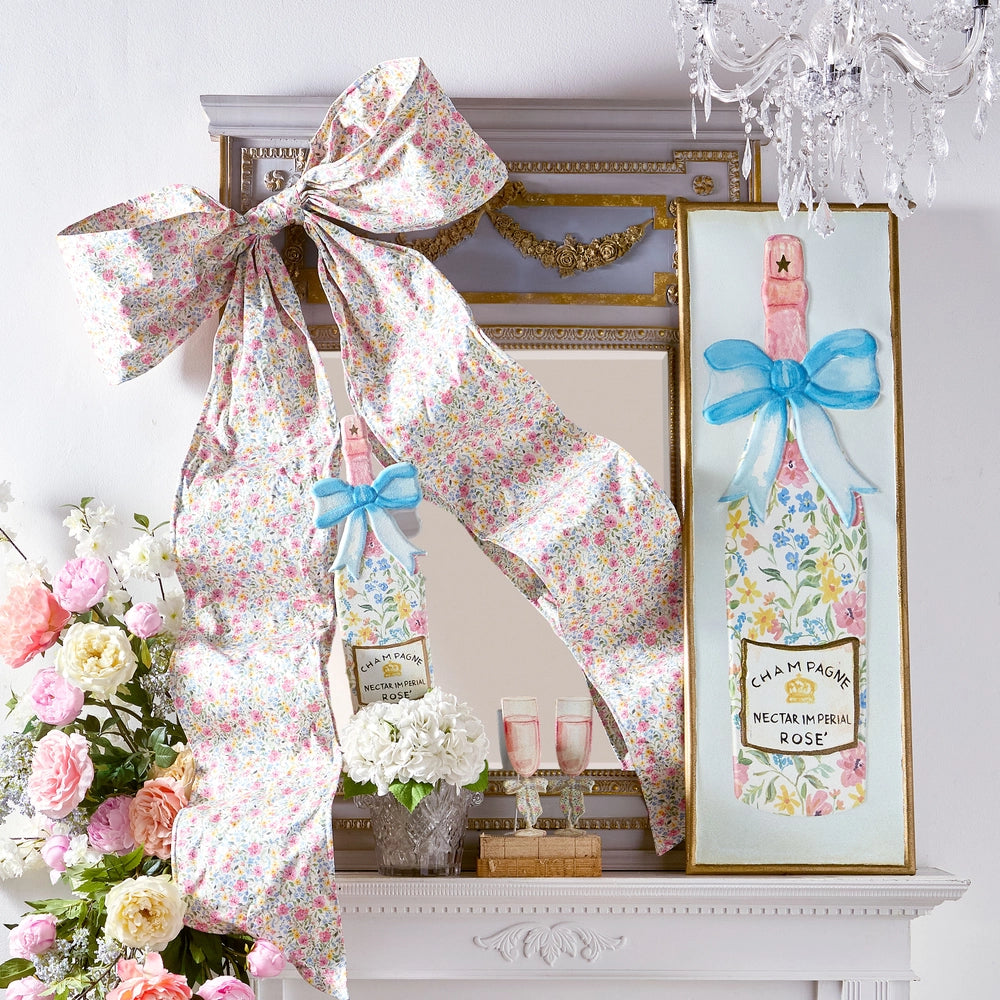Raz Imports - Garden Stake - Champagne Fleur - 31" - Findlay Rowe Designs