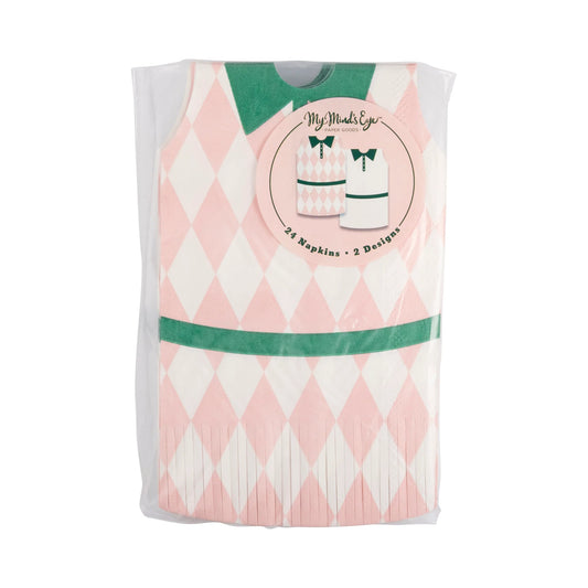 Luncheon Napkin - Tennis Dress Fringe