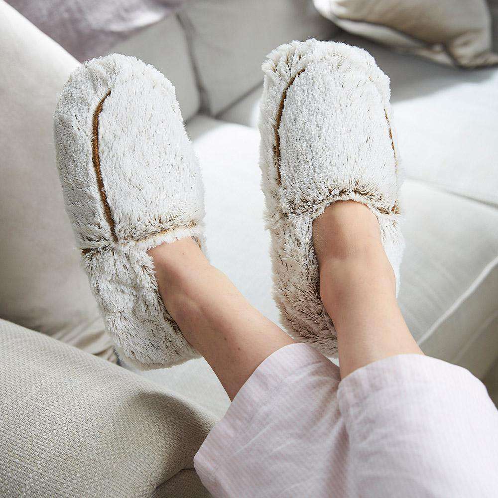 Warmies - Marshmallow Brown Warmies Slippers