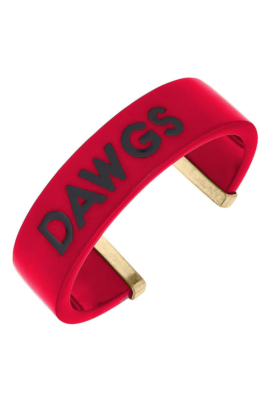 Canvas - Georgia Bulldogs Resin Cuff Bracelet