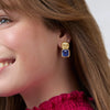 Julie Vos - Earring - Catalina - Iridescent Sapphire Blue