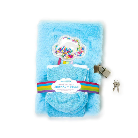 Fuzzy Journal with Socks Gift Set - Findlay Rowe Designs