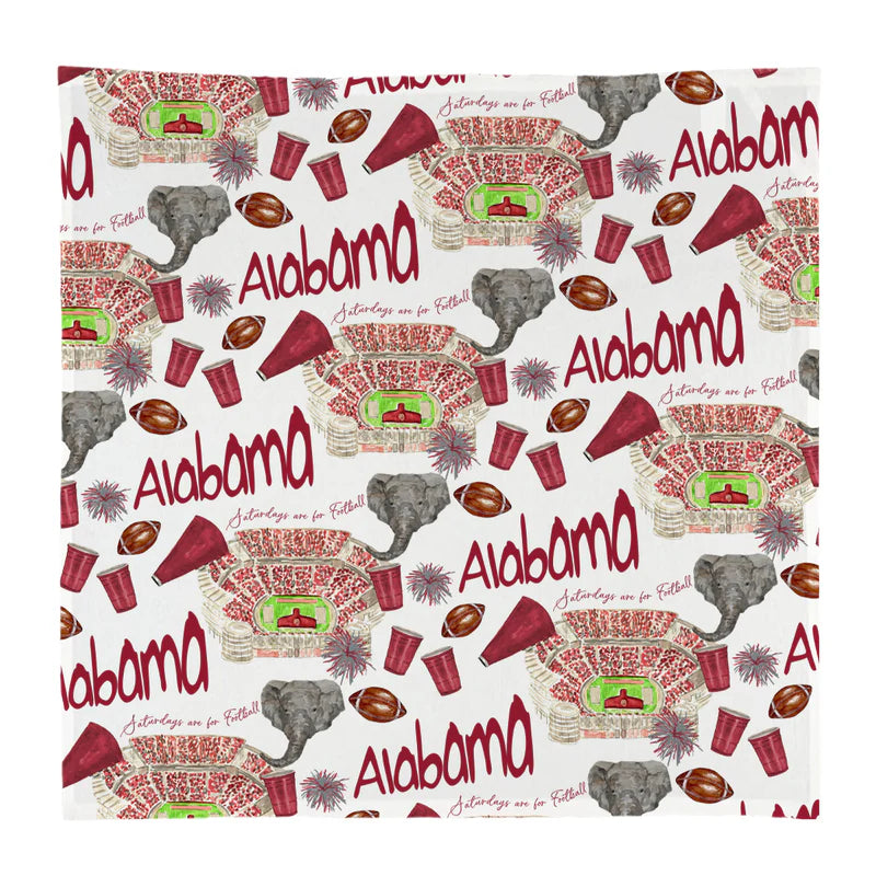 Towel - Collegiate Football Icons - Findlay Rowe Designs