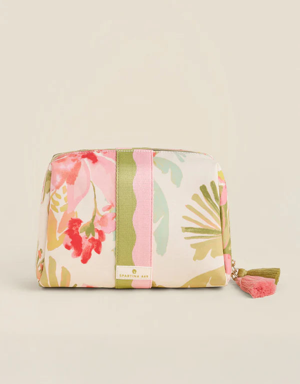 Spartina - Large Cosmetic Pouch - Castillo Tropical - Findlay Rowe Designs