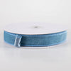 A&B Floral - Ribbon - 7/8in Velvet - Smoke Blue