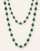 Natalie Wood - Necklace - Beaded Necklace - Malachite - Gold - Findlay Rowe Designs