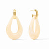 Julie Vos - Earring - Carnaby Doorknocker - Ivory - Findlay Rowe Designs