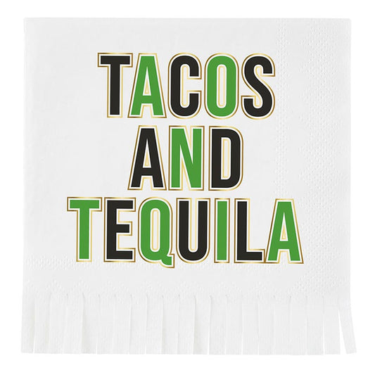 Taco and Tequila Cocktail Napkins