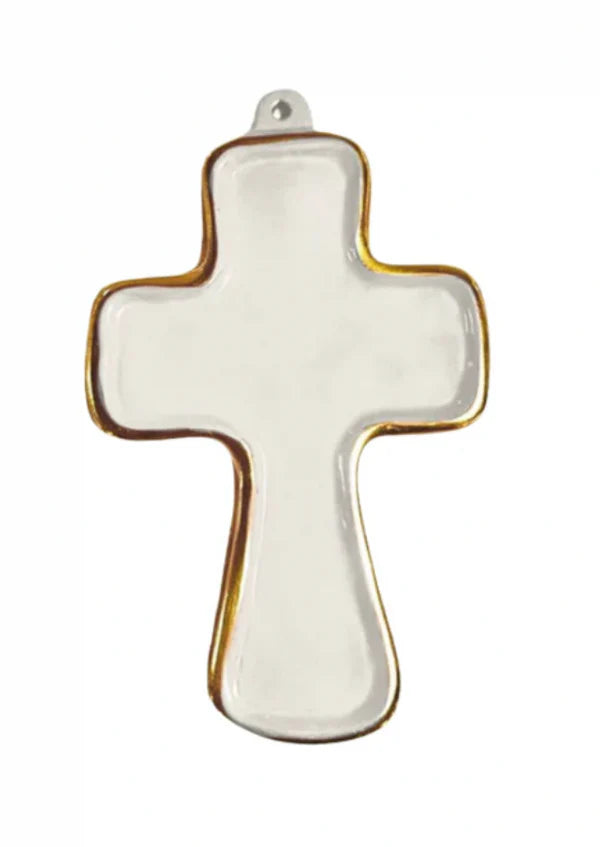 Ornament - Beatriz Ball - Cream Encanto Athens Cross - Findlay Rowe Designs