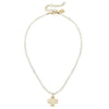 Susan Shaw - Necklace - Alys Cross - Freshwater Pearl - Findlay Rowe Designs