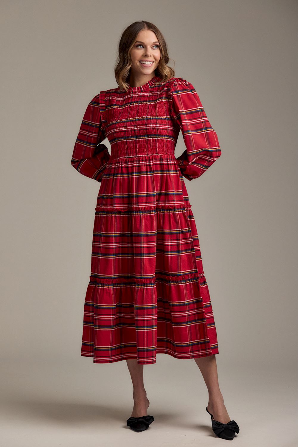Mud Pie - Dress - Walton Plaid Midi