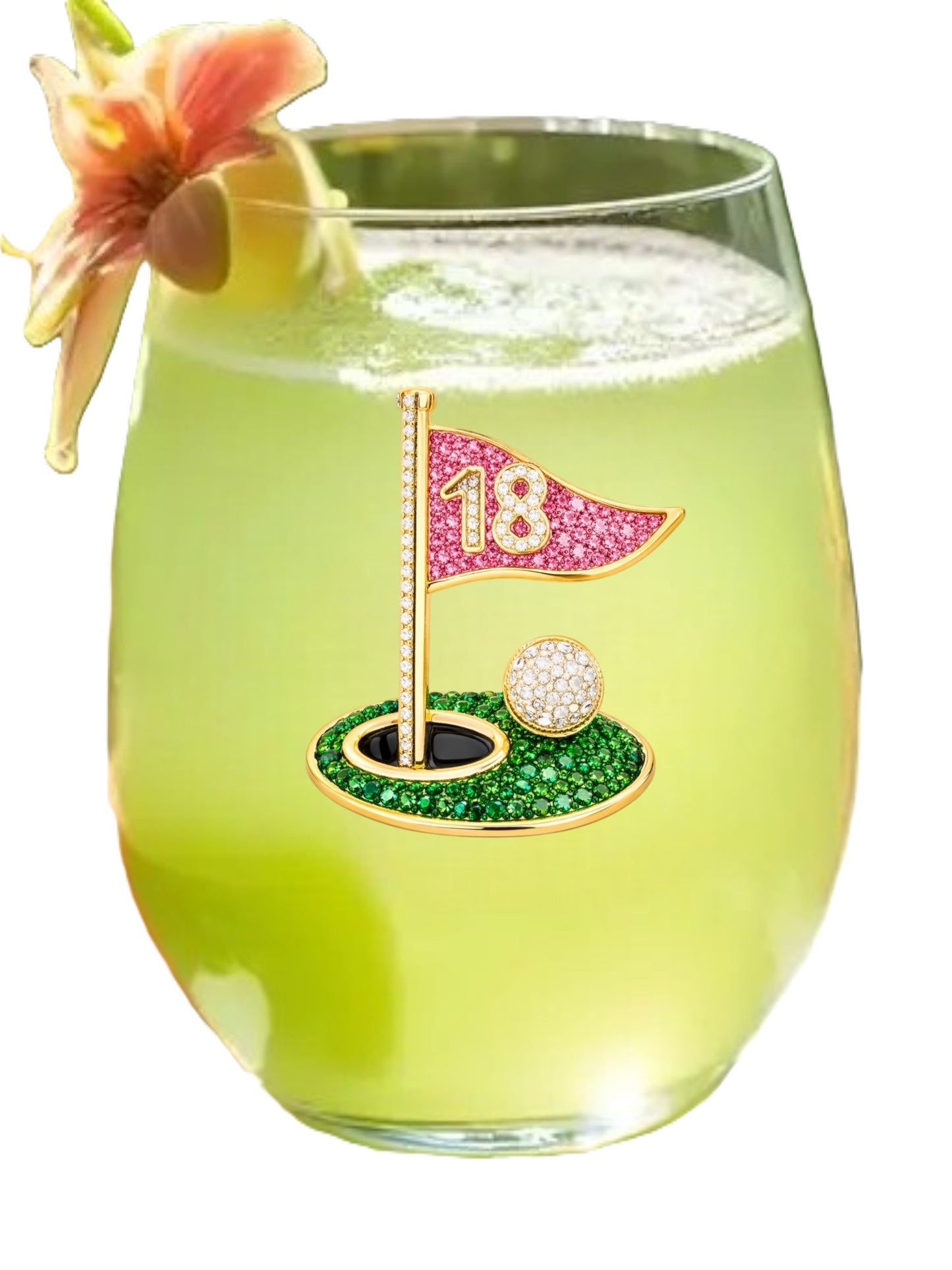 Queens Jewels - Stemless Wine - Jeweled Sports