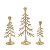 Taper Candle Holder - Gold Tree - 3 sizes - Findlay Rowe Designs