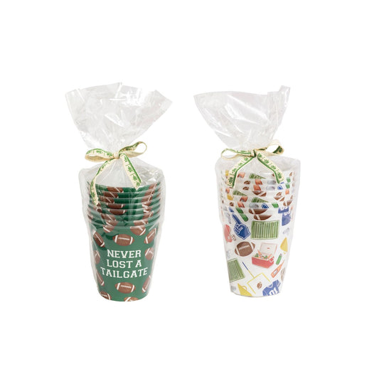 Mud Pie - Party Cups - Tailgate Set of 8 - Findlay Rowe Designs