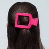 Teleties - Flat Square Hair Clip - Tropical Punch - Medium