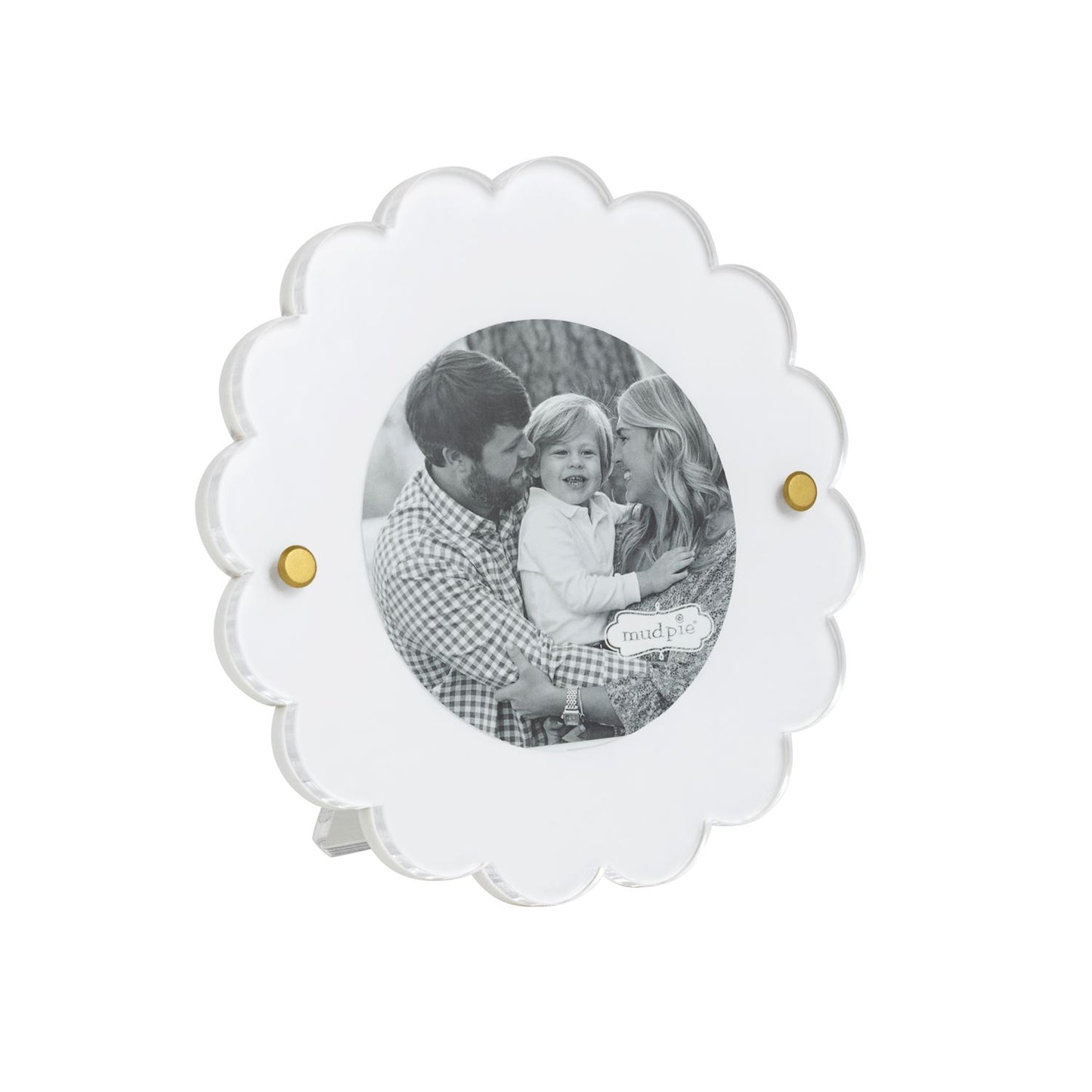Mud Pie - Frame 3x3 - Scalloped White - Findlay Rowe Designs