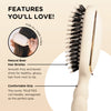 Teleties - Boar Bristle Hair Brush - Tan - Findlay Rowe Designs