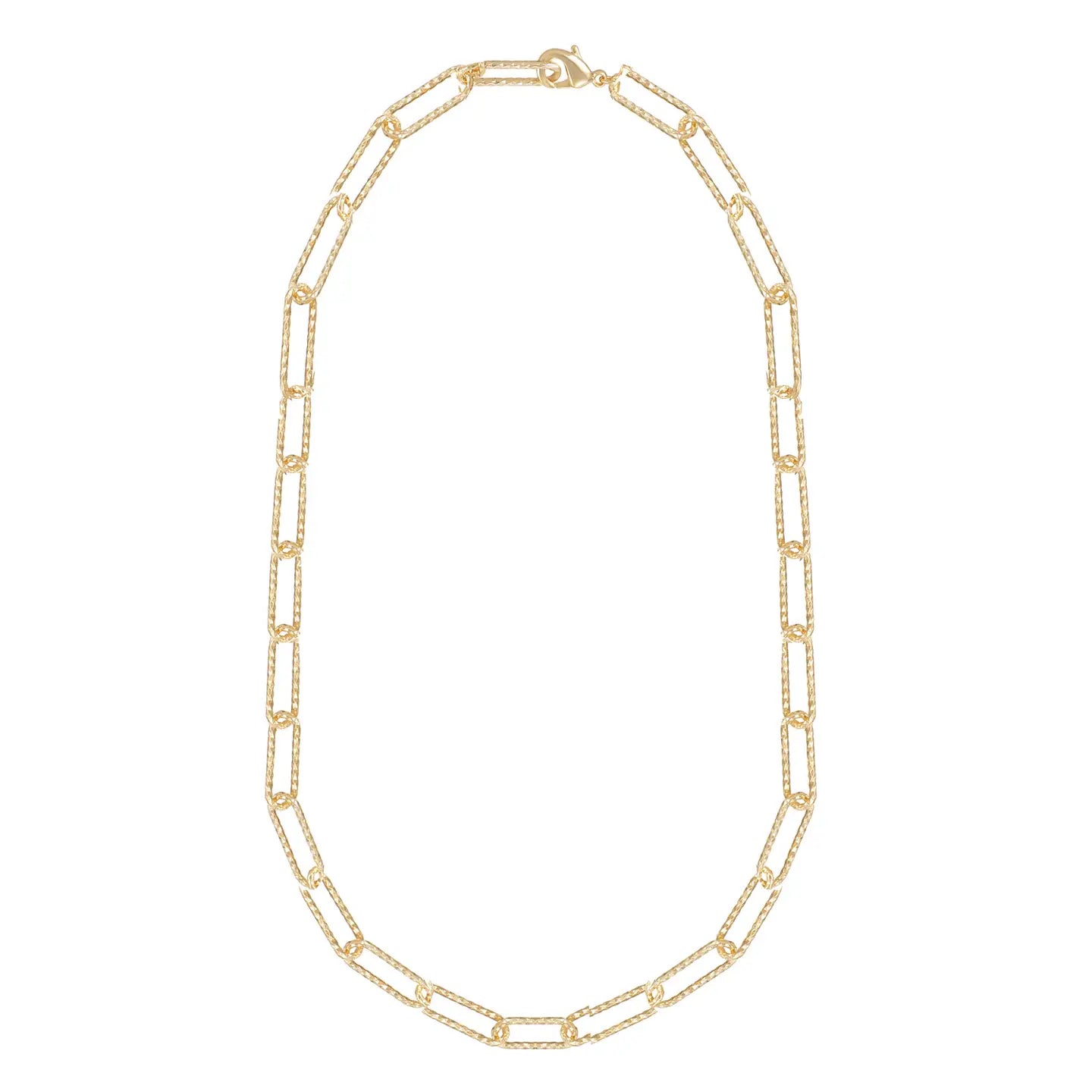 Natalie Wood - Necklace - Horizon Chain Layering -Gold - Findlay Rowe Designs